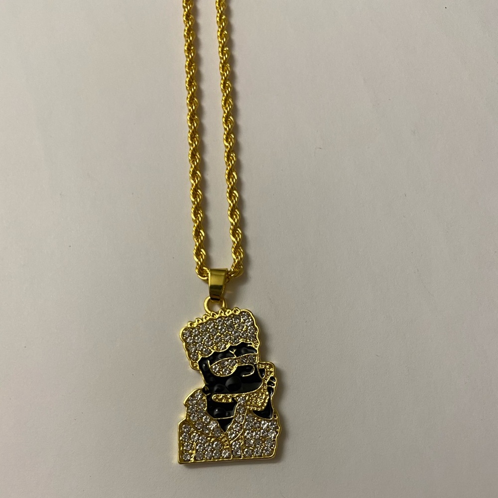 Gold necklace chain